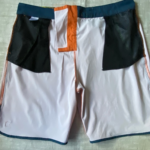 tentree Mens Orange Swim Beach Vacation Suit Shorts.Sz-40 - Picture 10 of 16